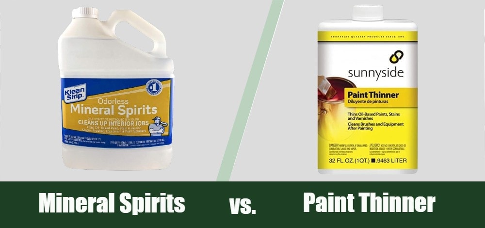 mineral spirits vs paint thinner