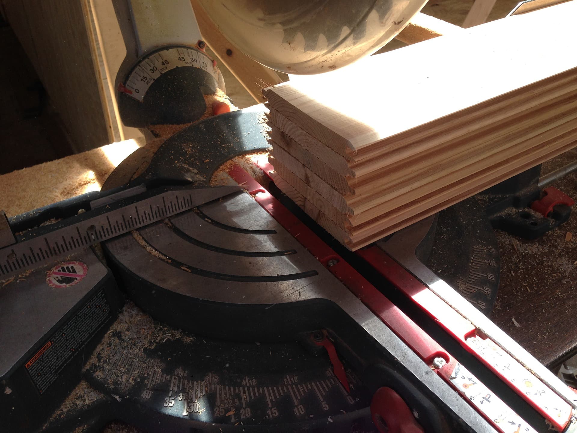 Miter saw stop block
