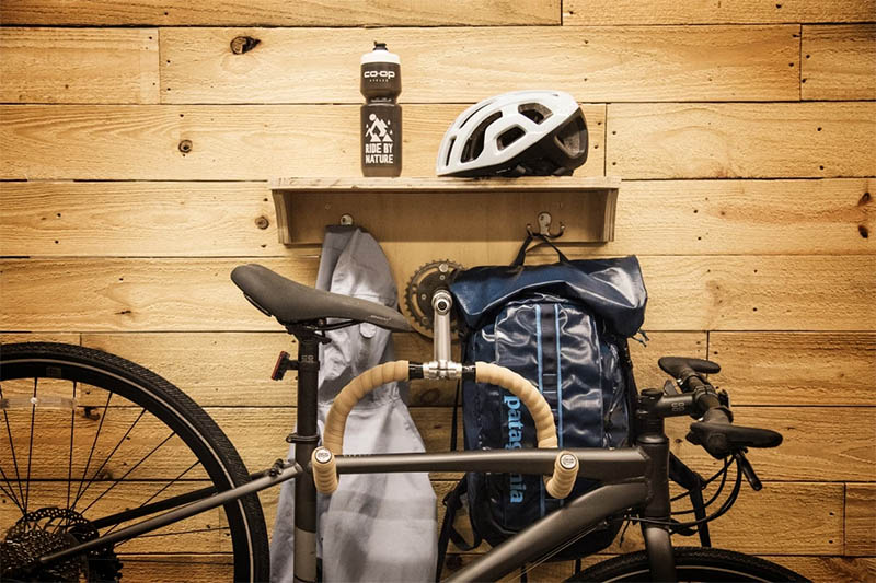 Old Handlebar Bike Rack from the REI Blog