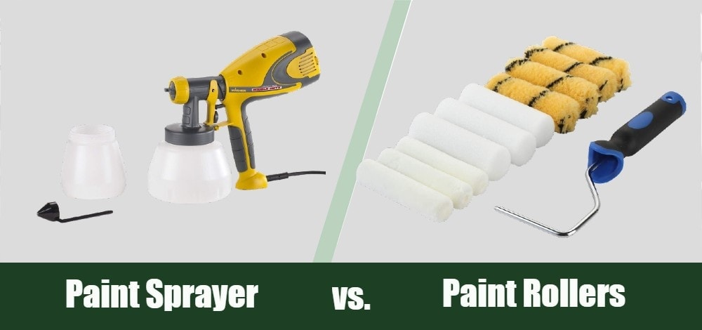paint sprayer vs paint rollers