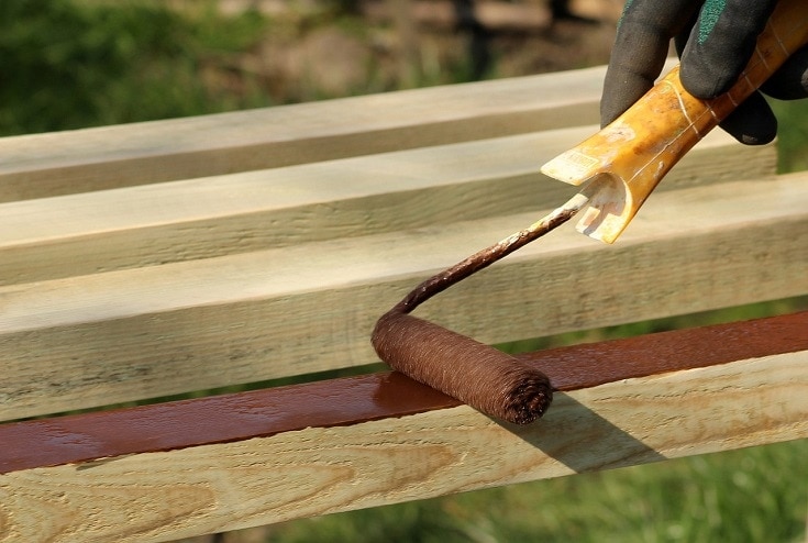 Painting wood