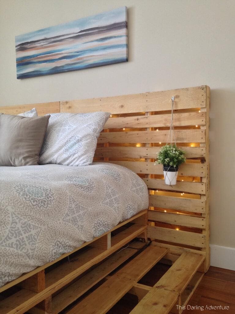 pallet bed frame