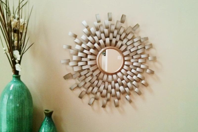 Paper Roll Mirror