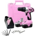 Pink Power Drill Driver Set For Women