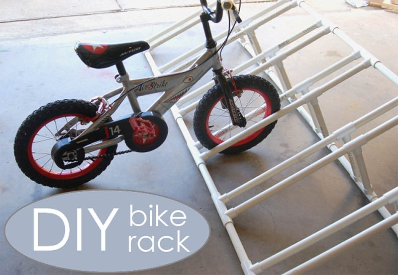 PVC Bike Rack from Kids Activities Blog