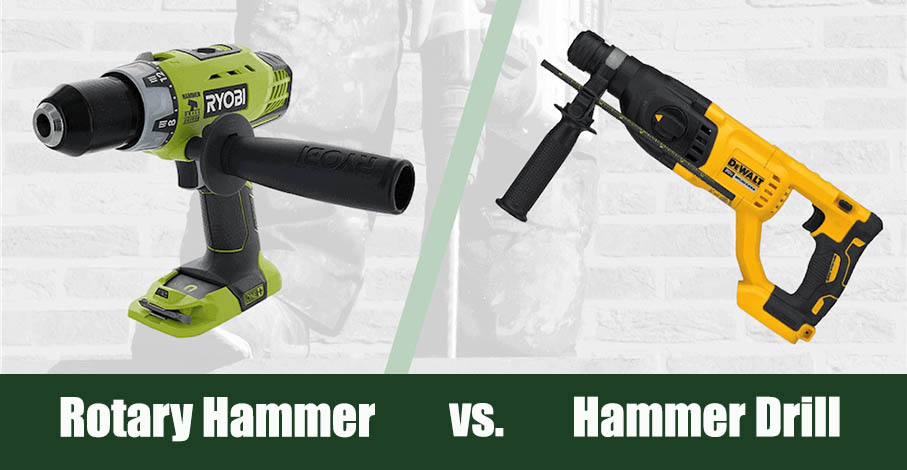 Rotary Hammer vs Hammer Drill