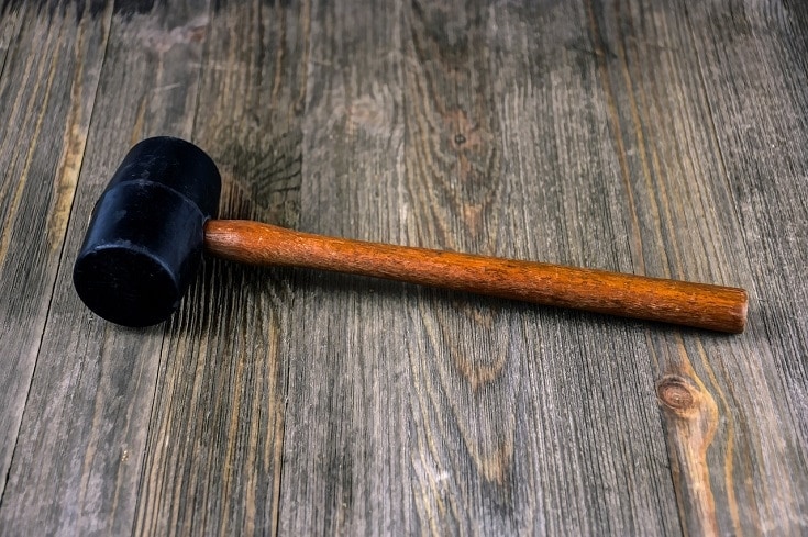 rubber mallet