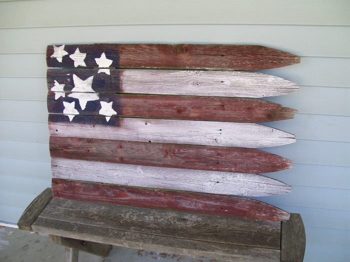 Rustic DIY Flag