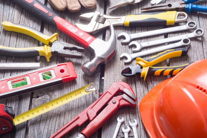 set of hand tools