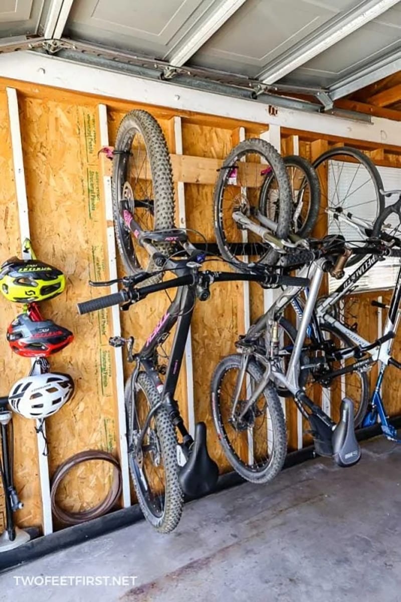 Simple Garage Bike Rack
