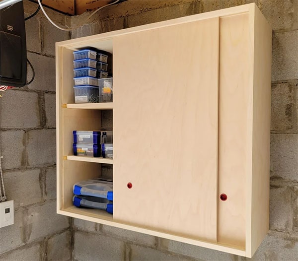 Sliding Door Storage Cabinet