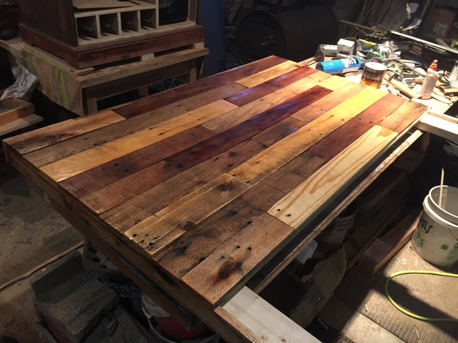 Stylish Pallet Wood Headboard by Revival Woods