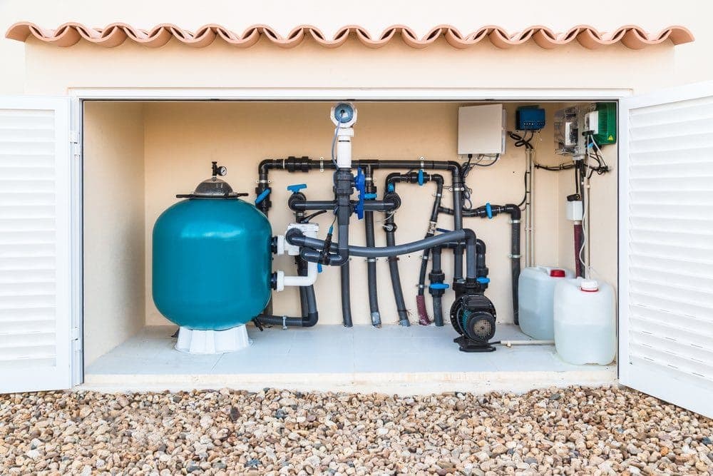 swimming pool filter room