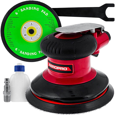 TCP Dual-Action Random Orbit Air Palm Sander