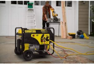 using Champion 100496 Portable Generator