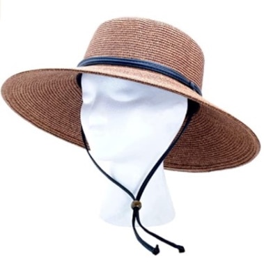 Wide Brim Braided Sun Hat