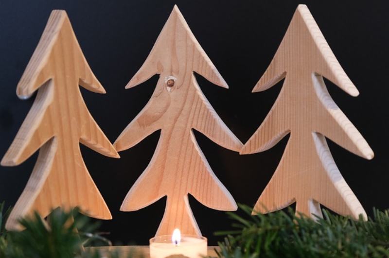 wooden craft tree