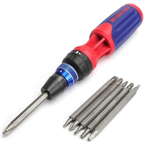 WORKPRO 12-in-1 Multi-Bit Ratcheting Screwdriver