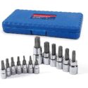WORKPRO T8-T60 Torx Bit Socket Set