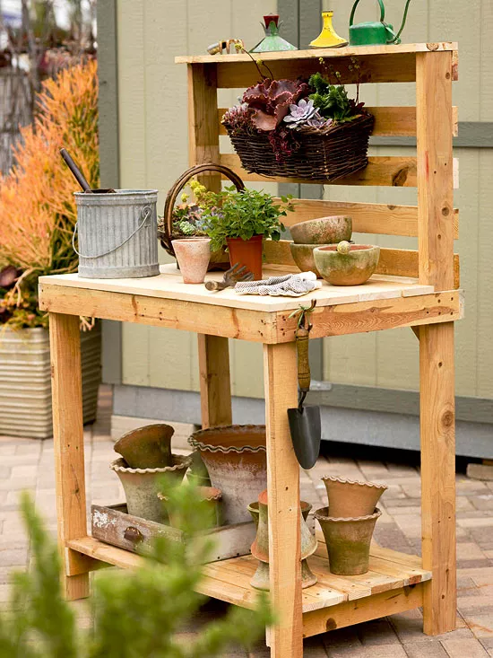 Classy Potting Bench by Better Homes & Gardens