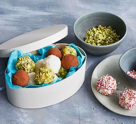 DIY White Chocolate Truffles