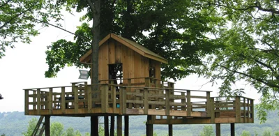 Hand-Drawn Plans for an A-Frame Tree House