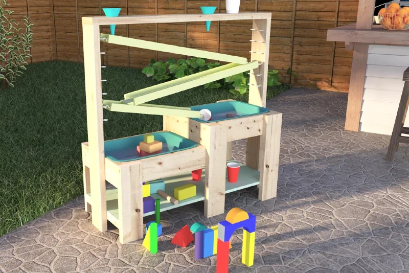 Sand and Water Play Table from The DIY Plan