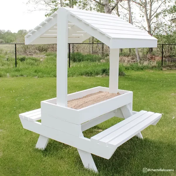Sandbox Picnic Table from Home Hardware
