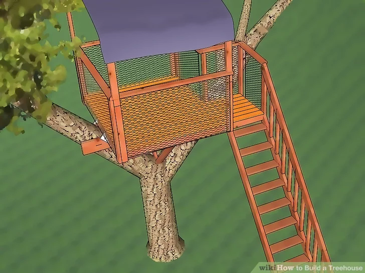 WikiHow Tree House Plans